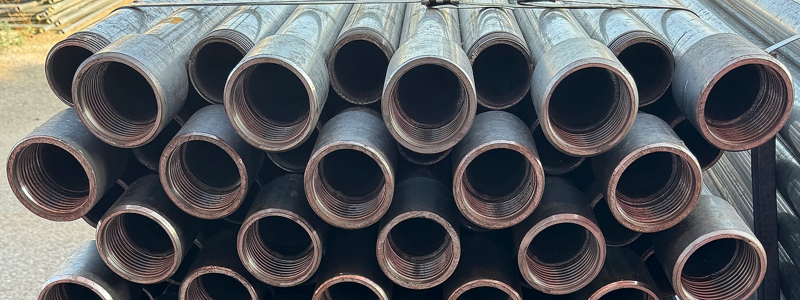 Fagots de tubes micropieux en stock